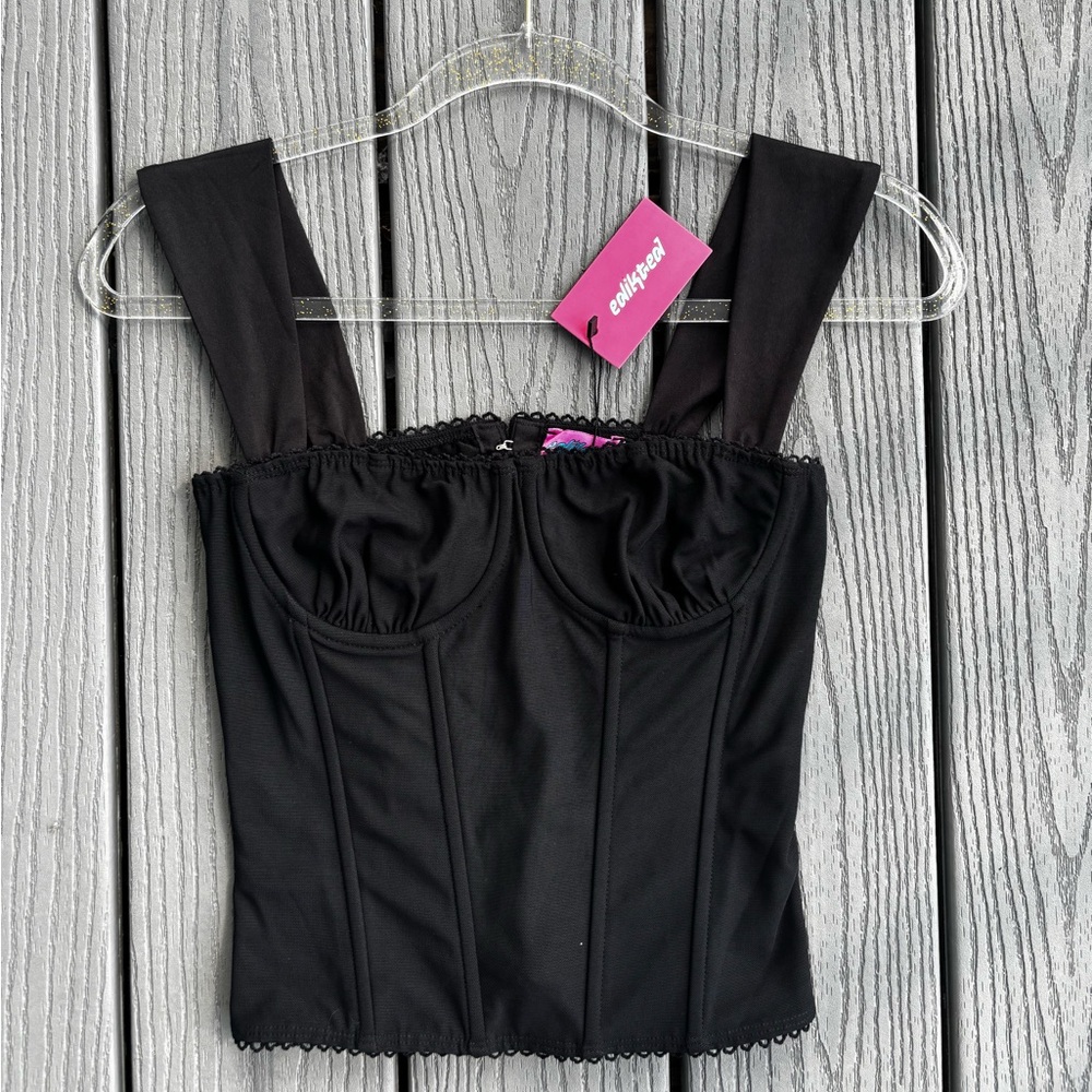 Edikted • Black Corset Top